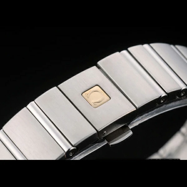Lady Omega Constellation Crystal Encrusted Bezel Silver Radial Dial new59237
