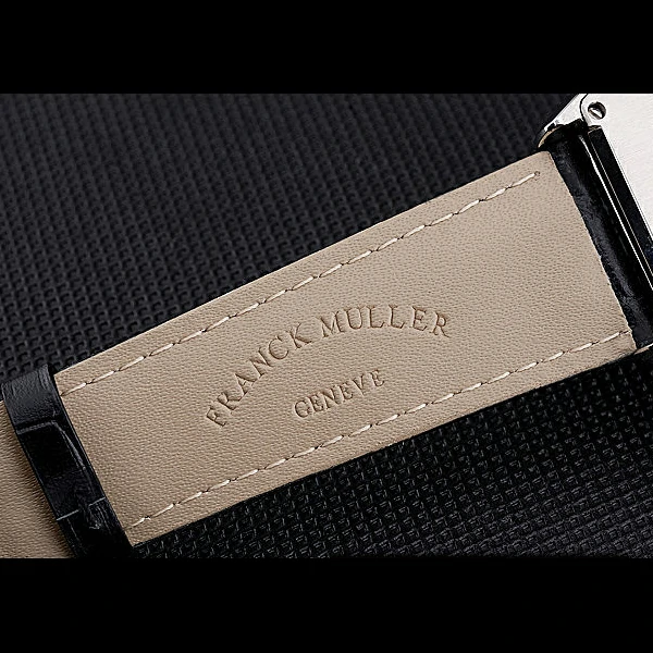 Franck Muller Casablanca Black Croco Leather Strap Tourbillon new59259
