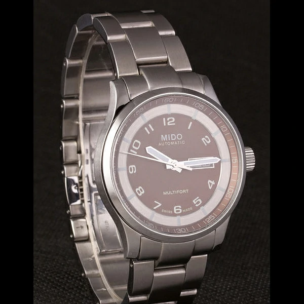 Mido Multifort Stainless Steel Strap Gold Dial new59278