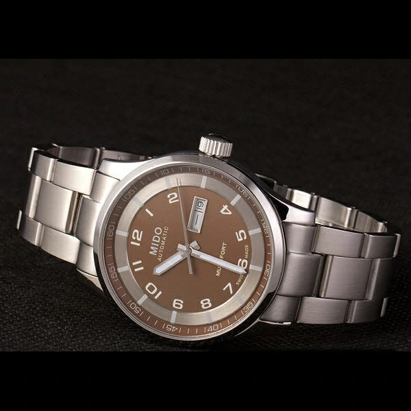 Mido Multifort Stainless Steel Strap Gold Dial new59278