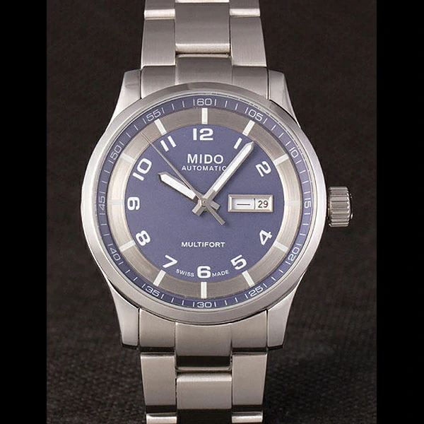Mido Multifort Stainless Steel Strap Grey Silver Dial new59279