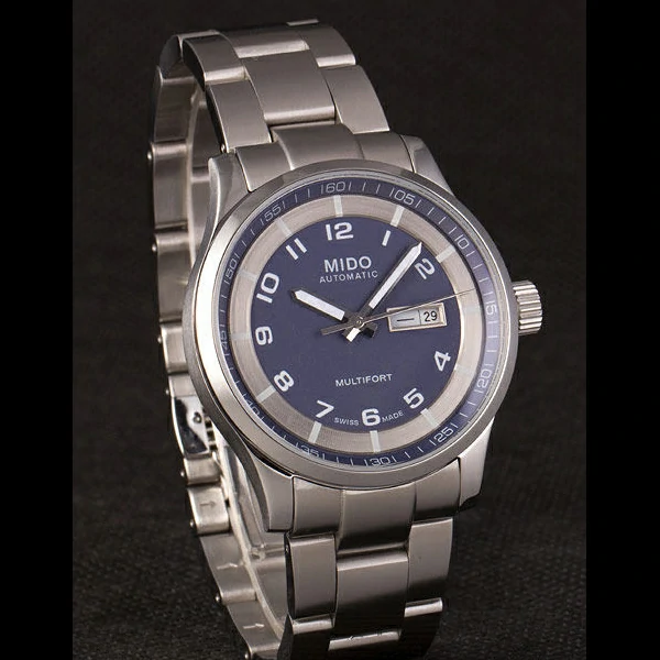 Mido Multifort Stainless Steel Strap Grey Silver Dial new59279