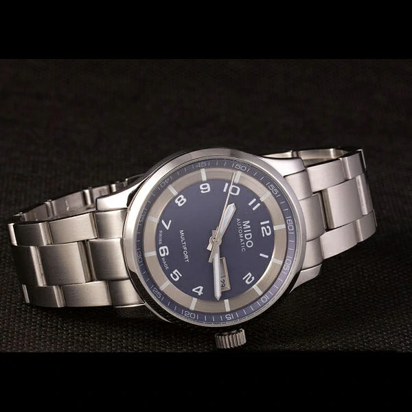 Mido Multifort Stainless Steel Strap Grey Silver Dial new59279