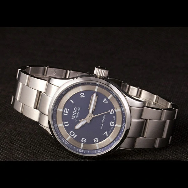 Mido Multifort Stainless Steel Strap Grey Silver Dial new59279