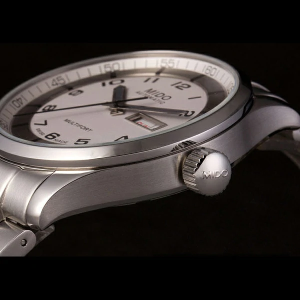 Mido Multifort Stainless Steel Strap White Dial new59281