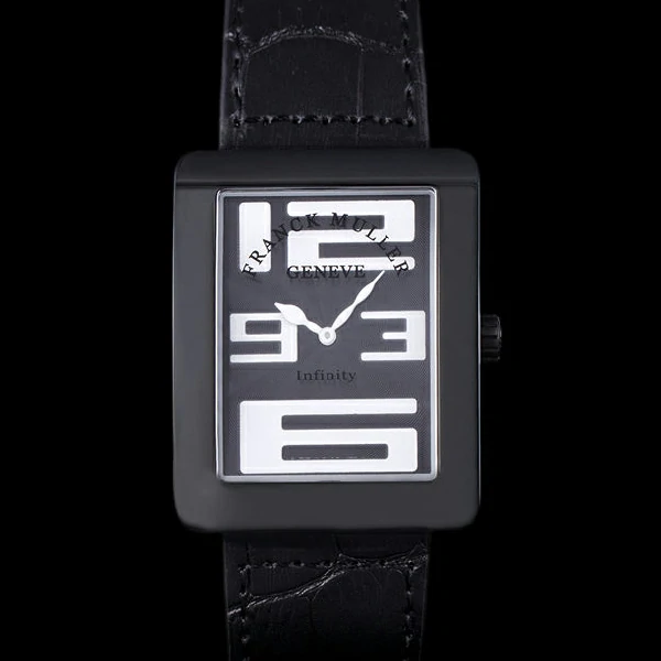 Franck Muller Infinity White Dial Numbers Black Croco Bracelet new59286