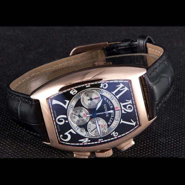 Franck Muller Casablanca White Dial Numbers Rose Gold Bezel new59316