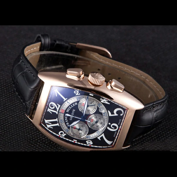 Franck Muller Casablanca White Dial Numbers Rose Gold Bezel new59316