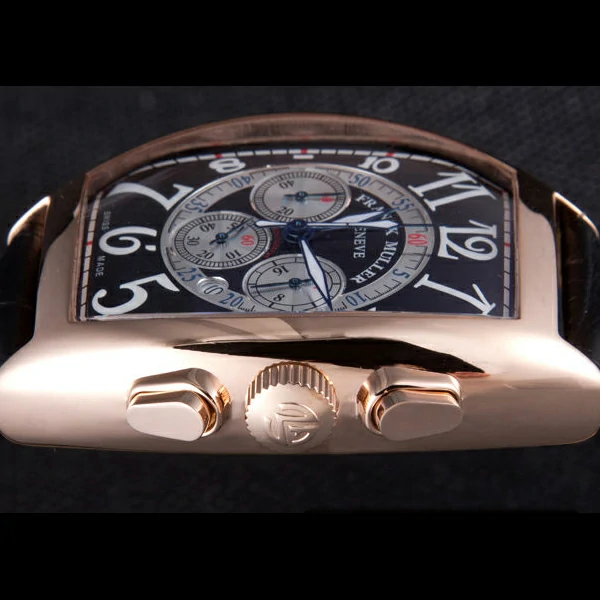 Franck Muller Casablanca White Dial Numbers Rose Gold Bezel new59316