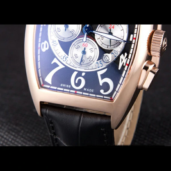 Franck Muller Casablanca White Dial Numbers Rose Gold Bezel new59316