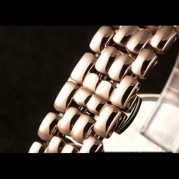 Cartier Baignoire Hypnose White Dial Diamonds Gold Case Gold Bracelet new59381