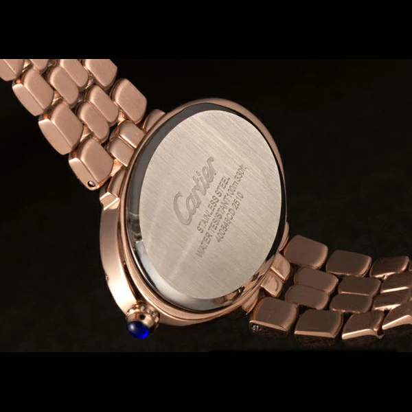 Cartier Baignoire Hypnose White Dial Diamonds Gold Case Gold Bracelet new59381