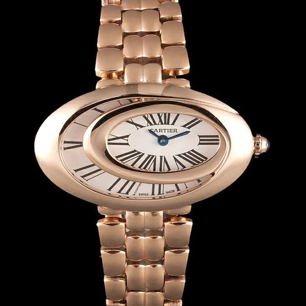 Cartier Baignoire Hypnose White Dial Gold Case And Bracelet new59383