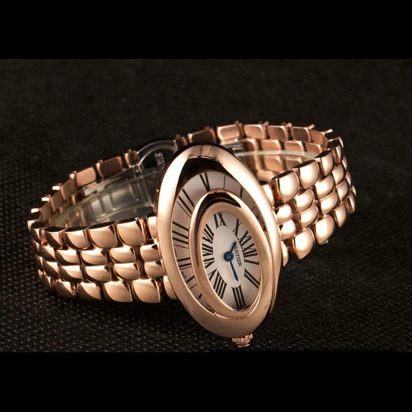 Cartier Baignoire Hypnose White Dial Gold Case And Bracelet new59383
