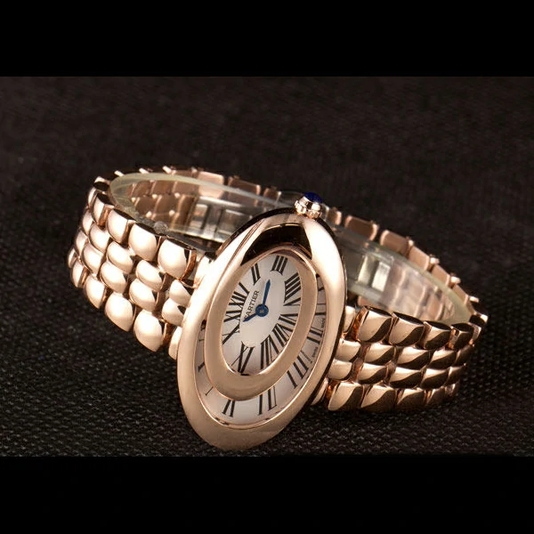 Cartier Baignoire Hypnose White Dial Gold Case And Bracelet new59383