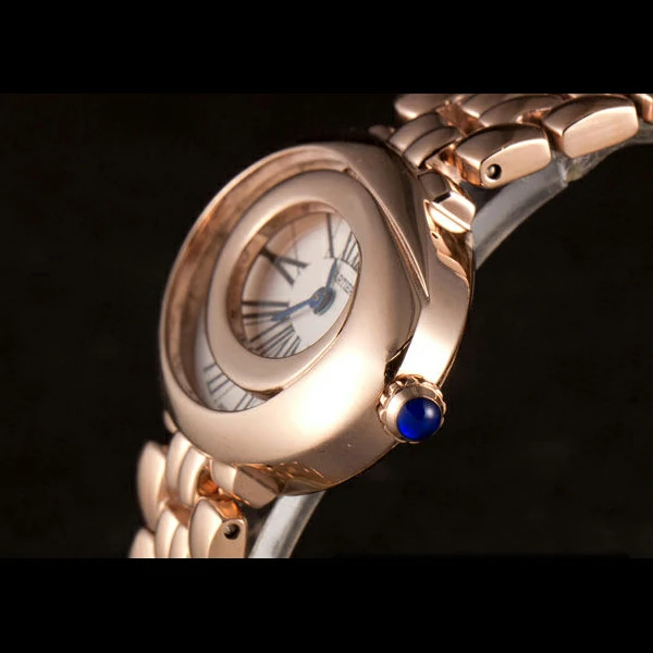 Cartier Baignoire Hypnose White Dial Gold Case And Bracelet new59383
