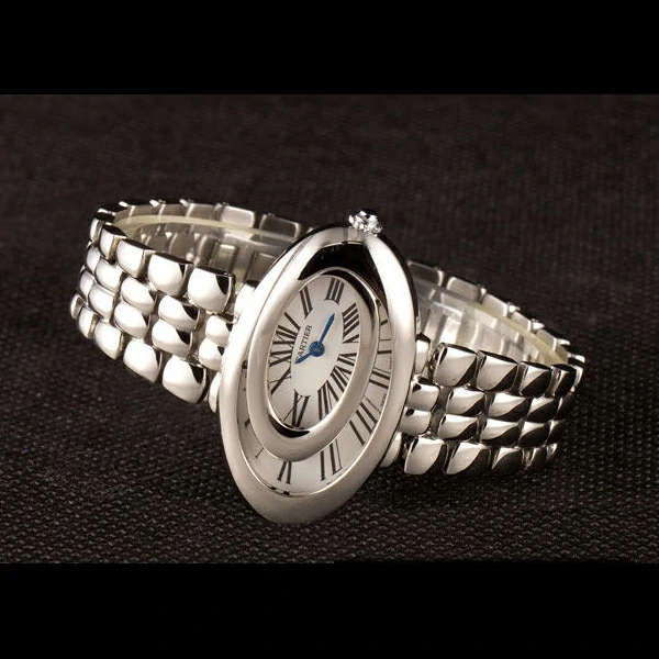 Cartier Baignoire Hypnose White Dial Stainless Steel Case And Bracelet new59384