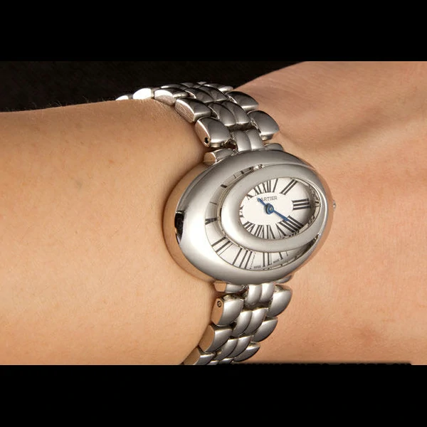 Cartier Baignoire Hypnose White Dial Stainless Steel Case And Bracelet new59384