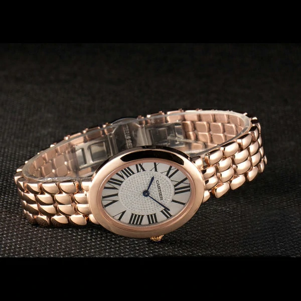Cartier Baignoire White Dial Pink Gold Case And Bracelet new59387