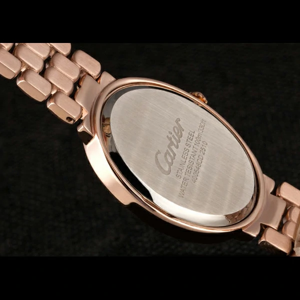 Cartier Baignoire White Dial Pink Gold Case And Bracelet new59387