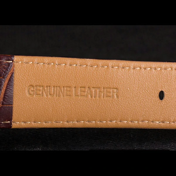 Hermes Classic Croco Leather Strap Silver Dial new59401