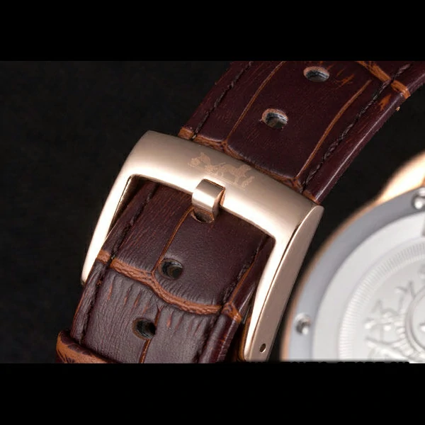 Hermes Classic Croco Leather Strap Silver Dial new59401