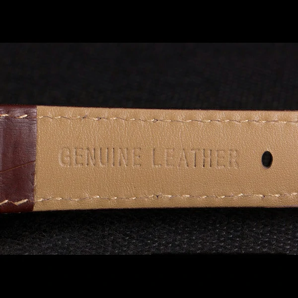 Hermes Classic Croco Leather Strap Silver Dial new59402
