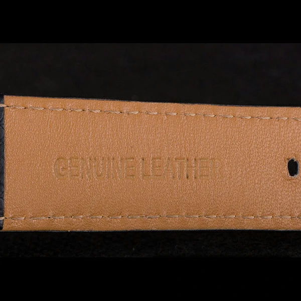 Hermes Classic Croco Leather Strap Black Dial new59403