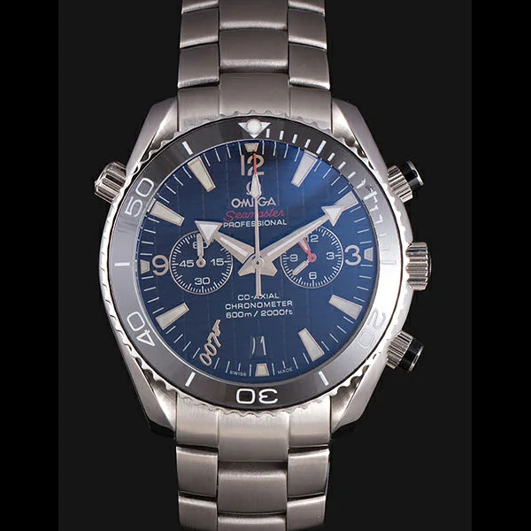 Omega James Bond Skyfall Chronometer Watch with Blue Dial and Black Bezel new59421