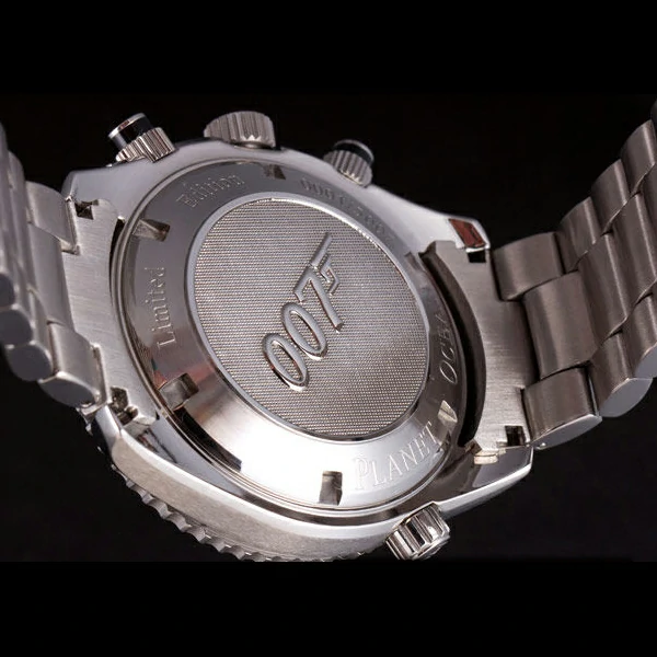 Omega James Bond Skyfall Chronometer Watch with Blue Dial and Black Bezel new59421