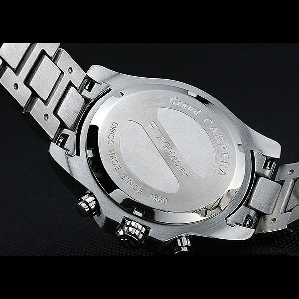 Tag Heuer Grand Carrera Stainless Steel Bracelet White Dial new59430