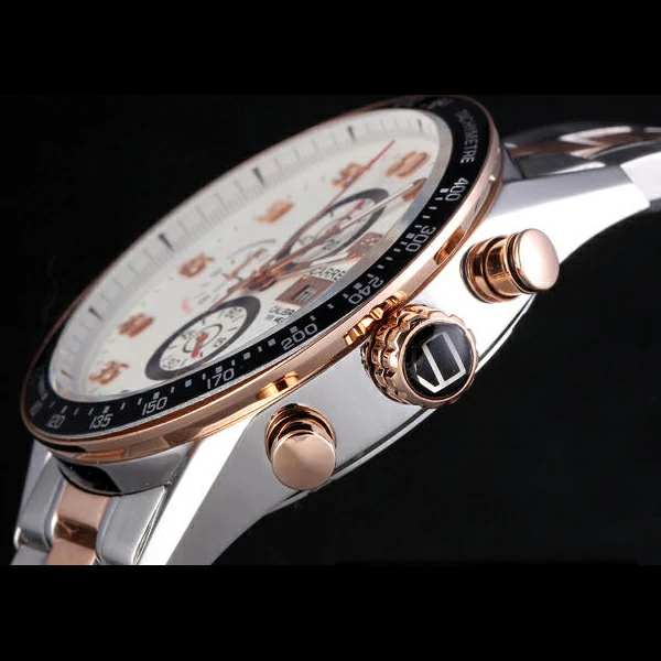 Tag Heuer Carrera Rose Gold and Stainless Steel Bracelet new59433