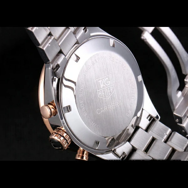 Tag Heuer Carrera Rose Gold and Stainless Steel Bracelet new59433
