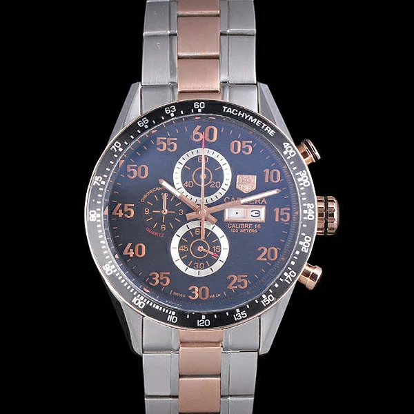 Tag Heuer Carrera Rose Gold and Stainless Steel Bracelet new59434