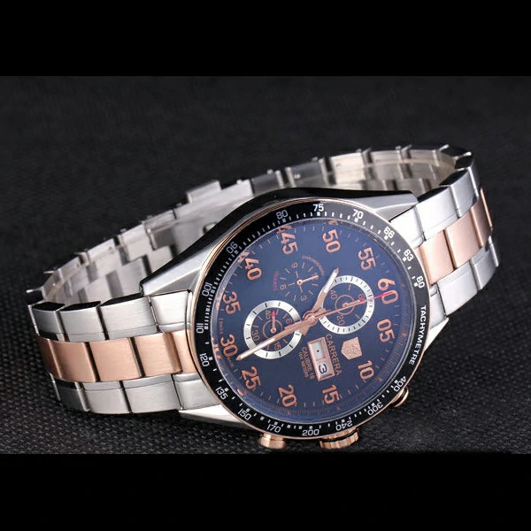 Tag Heuer Carrera Rose Gold and Stainless Steel Bracelet new59434