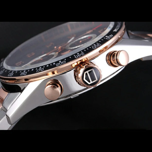 Tag Heuer Carrera Rose Gold and Stainless Steel Bracelet new59434