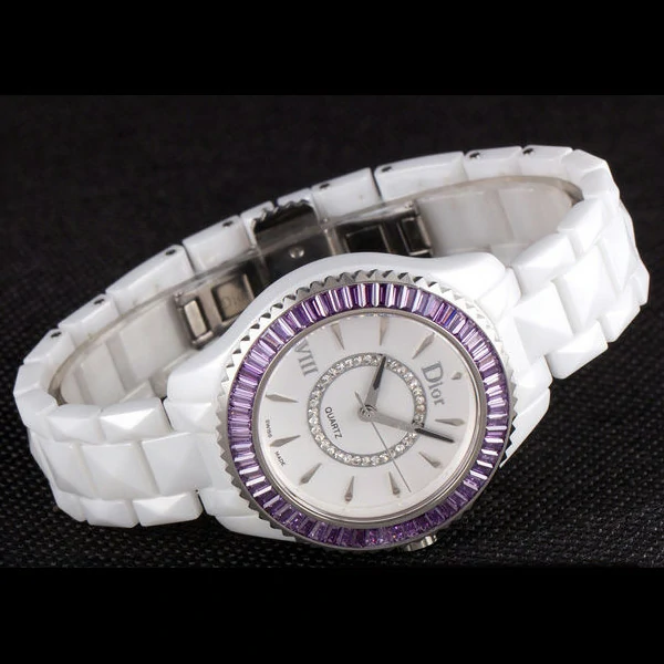 Dior VIII Baguette Cut Purple Diamonds new59445