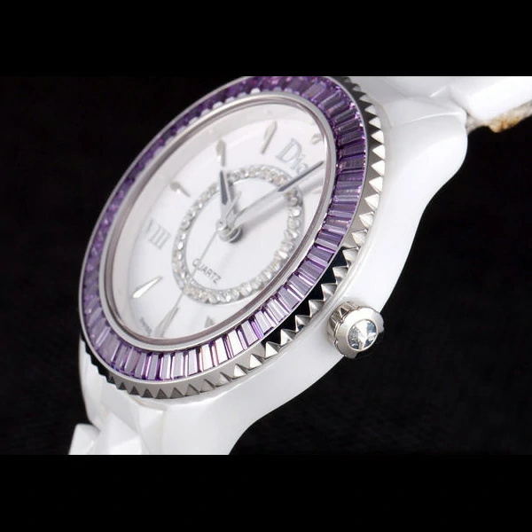 Dior VIII Baguette Cut Purple Diamonds new59445