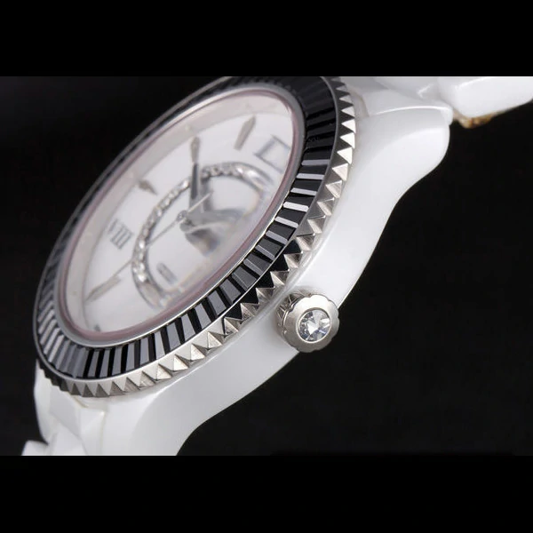 Dior VIII Baguette Cut White Diamonds with Diamond Encrusted Dial new59447