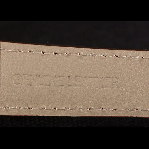 Cartier Moonphase Rose Gold Watch with Brown Leather Band new59457