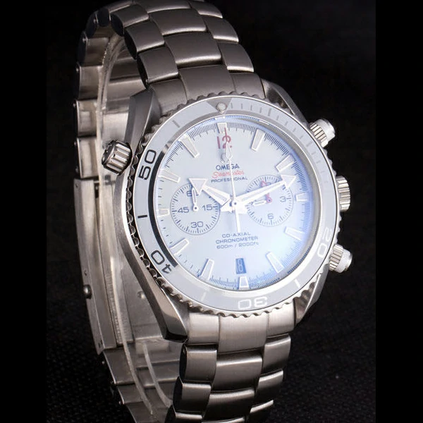 Omega Seamaster Planet Ocean with White Dial and Stainless Steel Band new59464