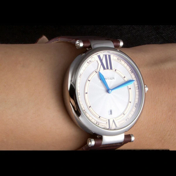 Cartier Ballon Bleu Brown Leather Strap new59523