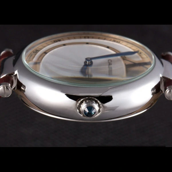 Cartier Ballon Bleu Brown Leather Strap new59523
