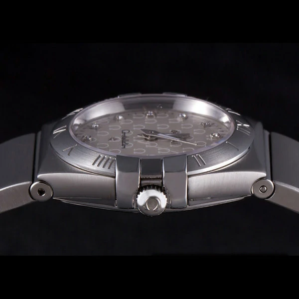 Omega Constellation Beige Dial with Omega Logo Stainless Steel Band new59533