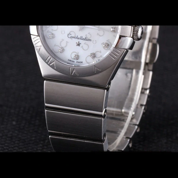 Omega Constellation White Dial with Omega Logo Stainless Steel Band new59534