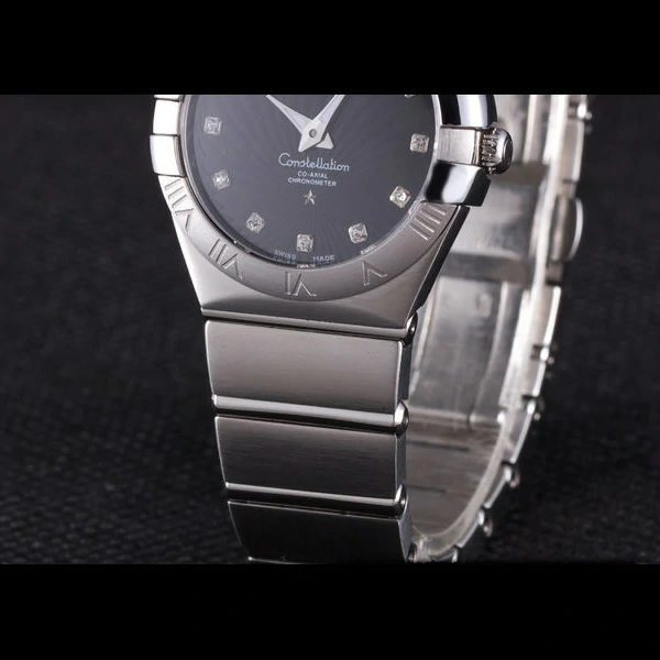 Omega Constellation Dark Grey Dial Stainless Steel Band new59537