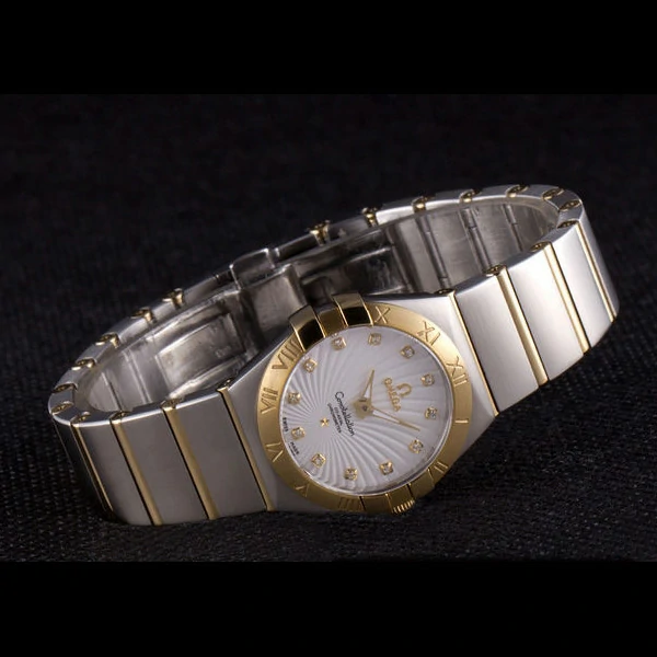 Omega Constellation Gold Bezel Two Tone Band new59549