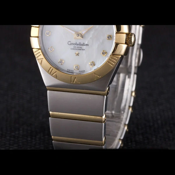 Omega Constellation Gold Bezel Two Tone Band new59550