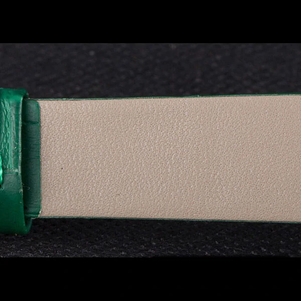 La D de Dior Green Leather Strap with White Dial new59605