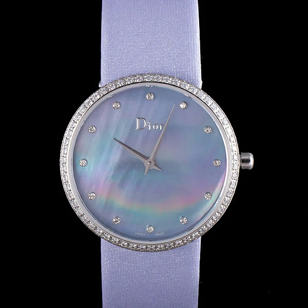 La D de Dior Lavender Rubber Strap with Lavender Dial new59607